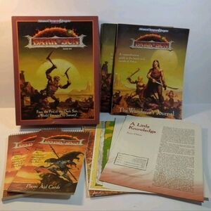 DARK SUN Campaign Setting Box Set (Advanced Dungeons Dragons RPG) TSR 2400